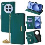 For OPPO Find X8s 5G Crossbody Chain Leather Phone Case(Green)