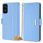For TCL 50 SE 4G Crossbody Chain Leather Phone Case(Blue)