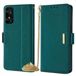 For TCL 50 SE 4G Crossbody Chain Leather Phone Case(Green)