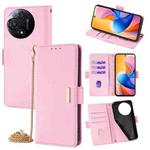 For TCL 60R 5G Crossbody Chain Leather Phone Case(Pink)