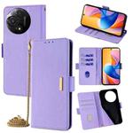 For TCL 60R 5G Crossbody Chain Leather Phone Case(Purple)
