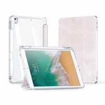 For iPad 7/8/9 10.2/Air 3/Pro 10.5 2017 DUX DUCIS Unid Series PU+TPU Smart Tablet Case(Pink)