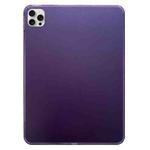 For iPad Pro 13 2024 Skin-feeling Crystal Clear Acrylic Tablet Case(Purple)