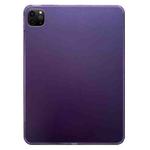 For iPad Pro 11 2022/2021/2020 Skin-feeling Crystal Clear Acrylic Tablet Case(Purple)