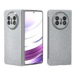 For Huawei Mate X5 Frosted Transparent Edge Diamond Phone Case(Silver)