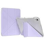 For iPad Air 13 2024 / Pro 12.9 GEBEI Deformation Leather Tablet Case(Purple)