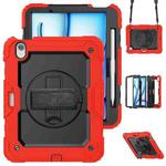 For iPad Air 11 2024 Silicone + PC Tablet Protective Case(Red+Black)