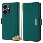 For Itel P55+ 4G Crossbody Chain Leather Phone Case(Green)
