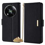 For Itel RS4 4G Crossbody Chain Leather Phone Case(Black)