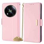 For Itel RS4 4G Crossbody Chain Leather Phone Case(Pink)