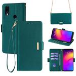 For Meizu Note 9 Crossbody Chain Leather Phone Case(Green)