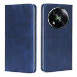 For Itel RS4 4G Cow Texture Magnetic Leather Phone Case(Blue)