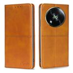 For Itel RS4 4G Cow Texture Magnetic Leather Phone Case(Light Brown)