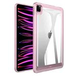 For iPad Pro 12.9 2022 / 2021 / 2020 Transparent Acrylic Tablet Case(Pink)