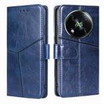 For Itel RS4 4G Geometric Stitching Leather Phone Case(Blue)