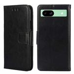 For Google Pixel 8a Crystal Texture Leather Phone Case(Black)