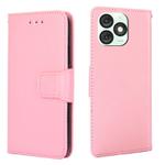 For Itel A50 4G Crystal Texture Leather Phone Case(Pink)