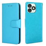 For Itel A50 4G Crystal Texture Leather Phone Case(Sky Blue)