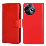 For Itel S24 4G Crystal Texture Leather Phone Case(Red)