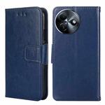 For Itel S24 4G Crystal Texture Leather Phone Case(Royal Blue)