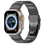 For Apple Watch Ultra 2 49mm Armor 5-bead Titanium Watch Band(Black)