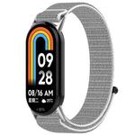 For Xiaomi Mi Band 8 / 8 NFC Nylon Loop Hook and Loop Fastener Watch Band(Seashell)