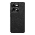 For OPPO Reno9 Cross Texture PU Leather Phone Case(Black)