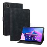 For Lenovo ZhaoYang K10C 10.1 inch Lily Embossed Leather Tablet Case(Black)