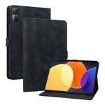 For Xiaomi Redmi Pad 10.61 Lily Embossed Leather Tablet Case(Black)