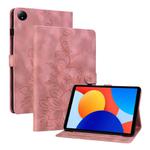 For Xiaomi Redmi Pad SE 8.7 Lily Embossed Leather Tablet Case(Pink)