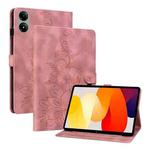 For Redmi Pad 2 / Redmi Pad SE 11 2025 Lily Embossed Leather Tablet Case(Pink)
