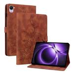 For Xiaomi Redmi K Pad 8.8 inch Lily Embossed Leather Tablet Case(Brown)
