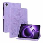 For Xiaomi Redmi K Pad 8.8 inch Lily Embossed Leather Tablet Case(Purple)