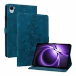 For Xiaomi Redmi K Pad 8.8 inch Lily Embossed Leather Tablet Case(Dark Blue)