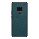 For Huawei Mate 20 Cross Texture PU Leather Phone Case(Dark Green)