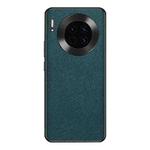 For Huawei Mate 30 Cross Texture PU Leather Phone Case(Dark Green)