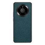 For Huawei Mate 40 Pro Cross Texture PU Leather Phone Case(Dark Green)