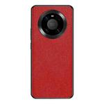 For Huawei Mate 40 Pro Cross Texture PU Leather Phone Case(Red)