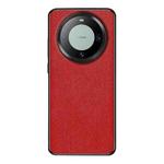 For Huawei Mate 60 Pro Cross Texture PU Leather Phone Case(Red)