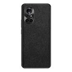 For Huawei nova 8 Cross Texture PU Leather Phone Case(Black)