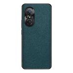 For Huawei nova 9 SE Cross Texture PU Leather Phone Case(Dark Green)