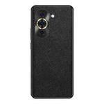 For Huawei nova 10 Pro Cross Texture PU Leather Phone Case(Black)