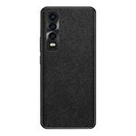 For Huawei P30 Cross Texture PU Leather Phone Case(Black)