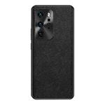 For Huawei P40 Pro Cross Texture PU Leather Phone Case(Black)