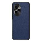 For Honor 100 Pro Cross Texture PU Leather Phone Case(Sapphire Blue)