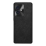 For Honor 100 Cross Texture PU Leather Phone Case(Black)