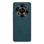 For Honor X30 Cross Texture PU Leather Phone Case(Dark Green)