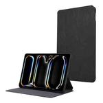 For iPad Pro 11 2024 TPU Flip Tablet Protective Leather Case(Black)