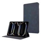 For iPad Pro 11 2024 TPU Flip Tablet Protective Leather Case(Dark Blue)