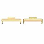 For Huawei Watch Fit3 20mm 1 Pair Metal Watch Band Connector(Gold)